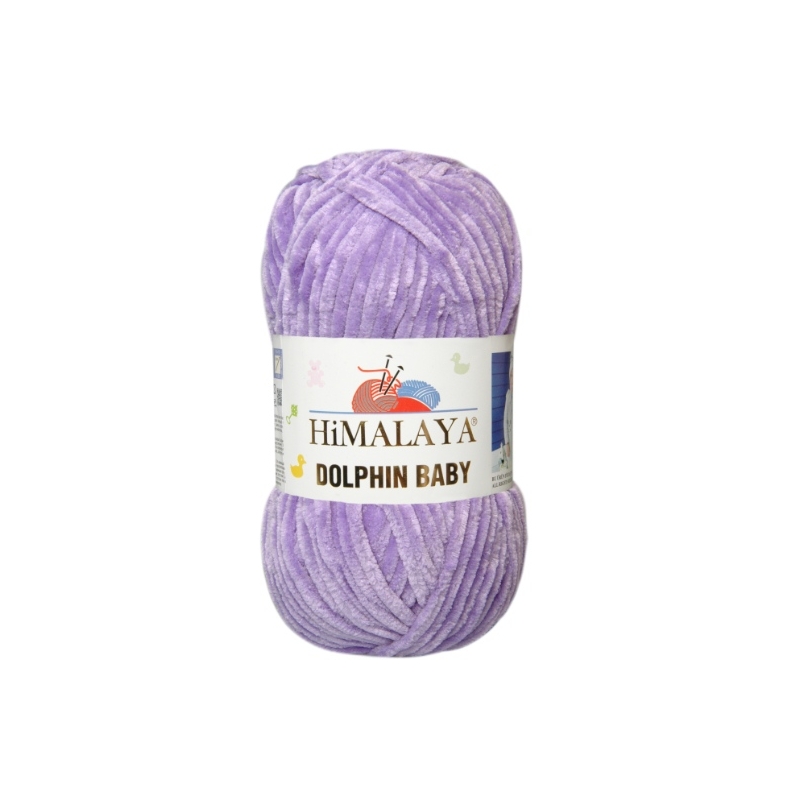 Włóczka Himalaya Dolphin Baby 80364 jasny fioletowy - produkt wyplatamy.pl 1