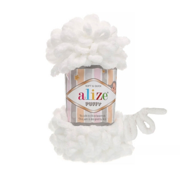 Włóczka  Alize Puffy 55 biały