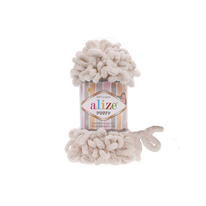 Włóczka Alize Puffy 599 beżowy - produkt wyplatamy.pl 1