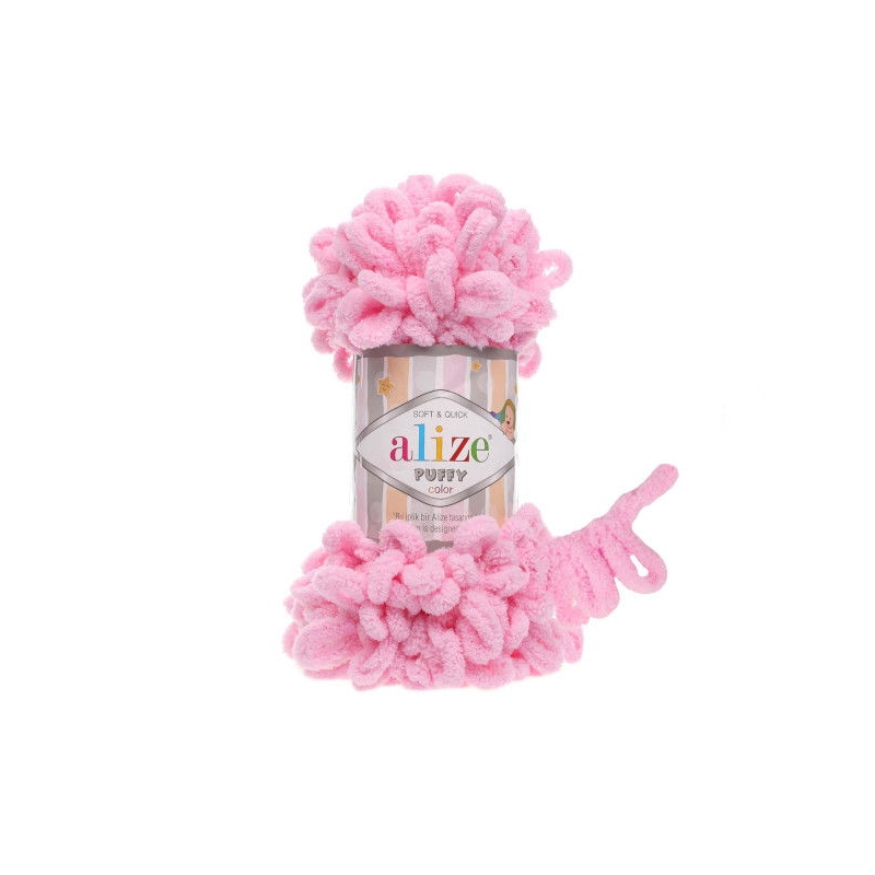 Włóczka Alize Puffy 185 różowy - produkt wyplatamy.pl 1