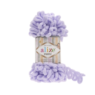Włóczka  Alize Puffy 146 jasny fioletowy