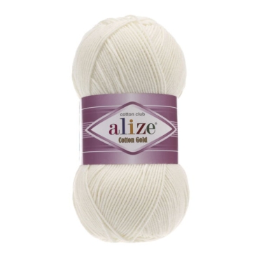 Włóczka  Alize Cotton Gold 062 kremowy
