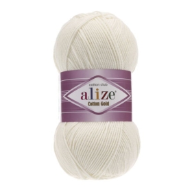 Włóczka  Alize Cotton Gold 062 kremowy