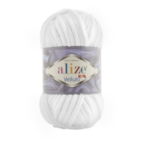 Włóczka Alize Velluto 55 biały