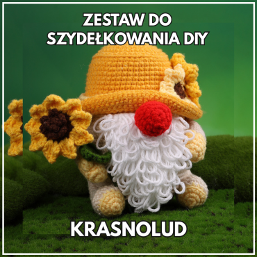 Zestaw do szydełkowania DIY - Krasnolud