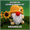 Zestaw do szydełkowania DIY - Krasnolud