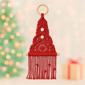 Zestaw do Makramy DIY – Świąteczne Choinki Boho (3 szt.) - product 2