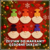 Zestaw do makramy DIY - Krasnoludki do Zawieszenia