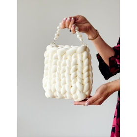 Włóczka FlowerYarn Crocus Ecru 500g – gruba włóczka do torebek, koców i dekoracji DIY - produkt 2