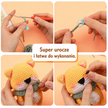 Zestaw do szydełkowania DIY – Piesek Corgi - produkt 5