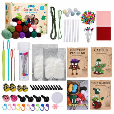 Zestaw do szydełkowania DIY – Roślinki - produkt 3