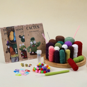 Zestaw do szydełkowania DIY – Roślinki - produkt 5