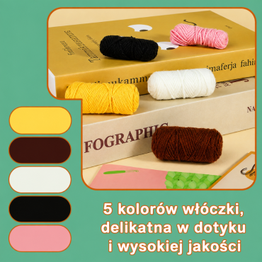 Zestaw do szydełkowania DIY – pszczoła - Produkt 6