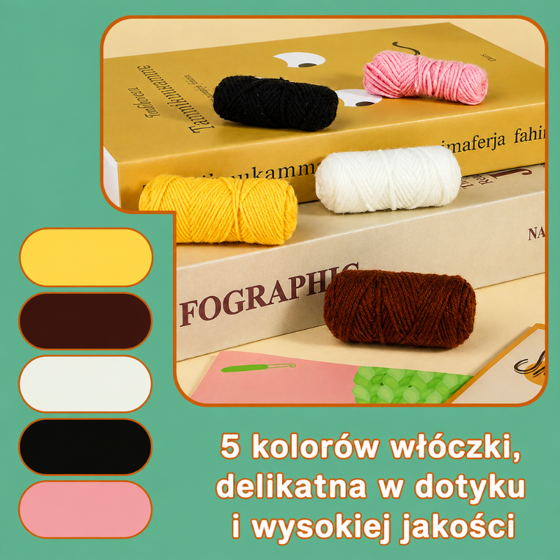 Zestaw do szydełkowania DIY – pszczoła - Produkt wyplatamy.pl 6