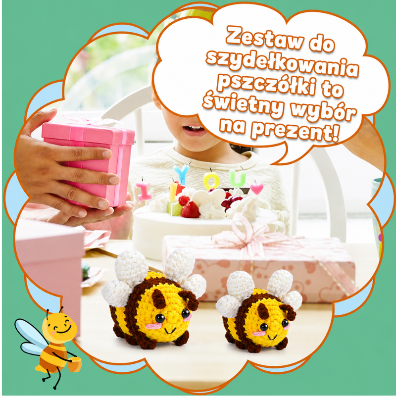 Zestaw do szydełkowania DIY – pszczółki - produkt wyplatamy.pl 7