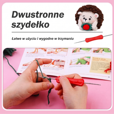 Zestaw do szydełkowania DIY – Jeżyk - produkt 5