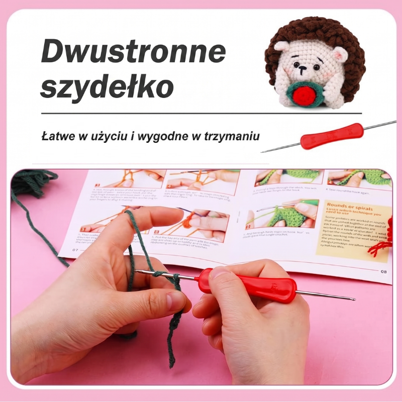 Zestaw do szydełkowania DIY – Jeżyk - produkt wyplatamy.pl 5