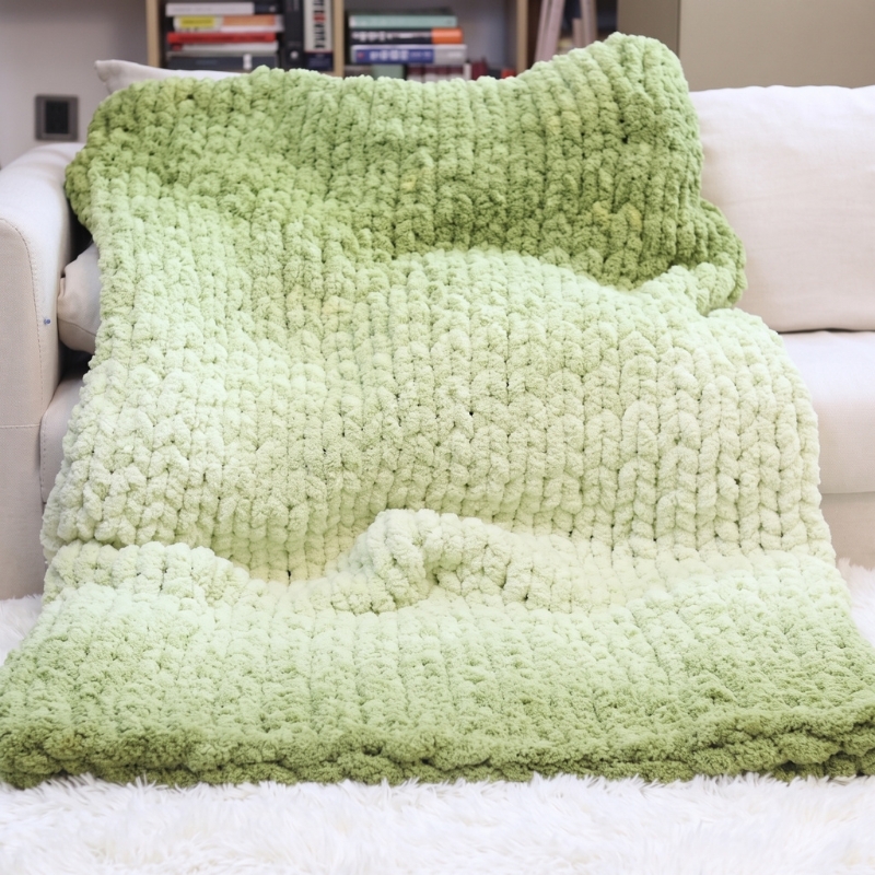 Włóczka chenille OMBRE kolor nr 753 - 600g - produkt wyplatamy.pl 3