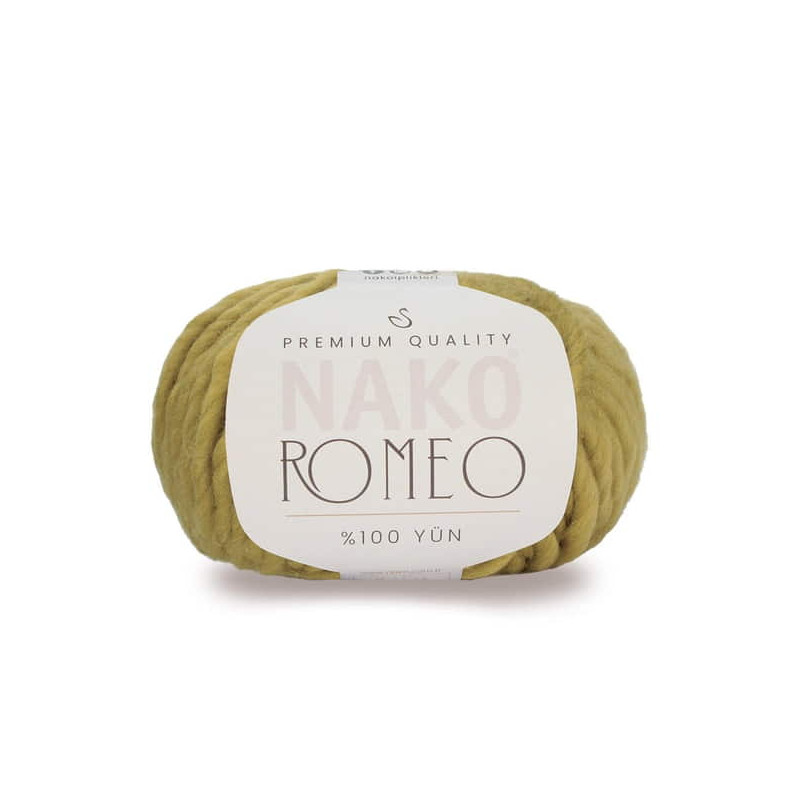 Włóczka Nako Romeo 12075 oliwkowy - produkt wyplatamy.pl 1