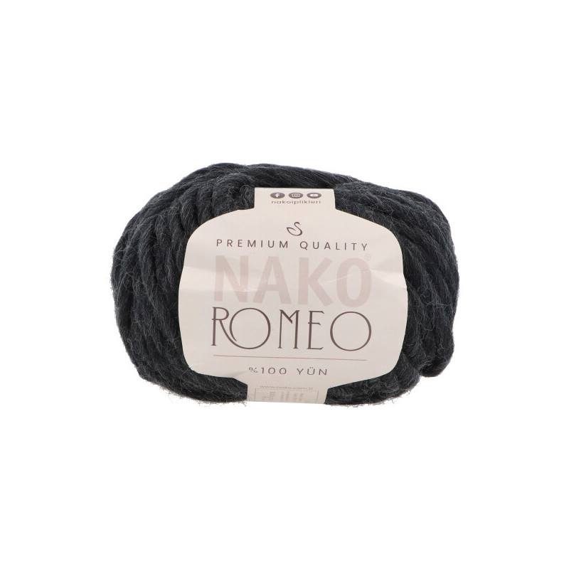 Włóczka Nako Romeo 1441 grafit - produkt wyplatamy.pl 1