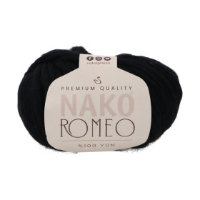 Włóczka Nako Romeo 217 czarny