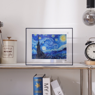 Puzzle akrylowe Gwiaździsta noc (Van Gogh) – 89 elementów, przezroczyste - produkt 3