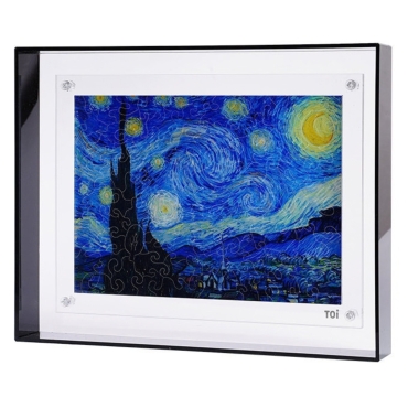 Puzzle akrylowe Gwiaździsta noc (Van Gogh) – 89 elementów, przezroczyste - Produkt 4