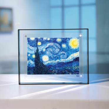 Puzzle akrylowe Gwiaździsta noc (Van Gogh) – 89 elementów, przezroczyste - Produkt 7