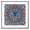 Puzzle akrylowe Witrażowy Motyl – 88 elementów, przezroczyste