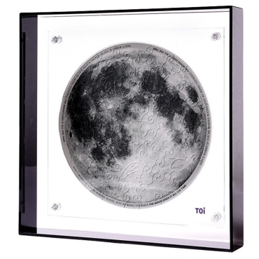 Puzzle akrylowe Księżyc – 71 elementów, przezroczyste - produkt 4