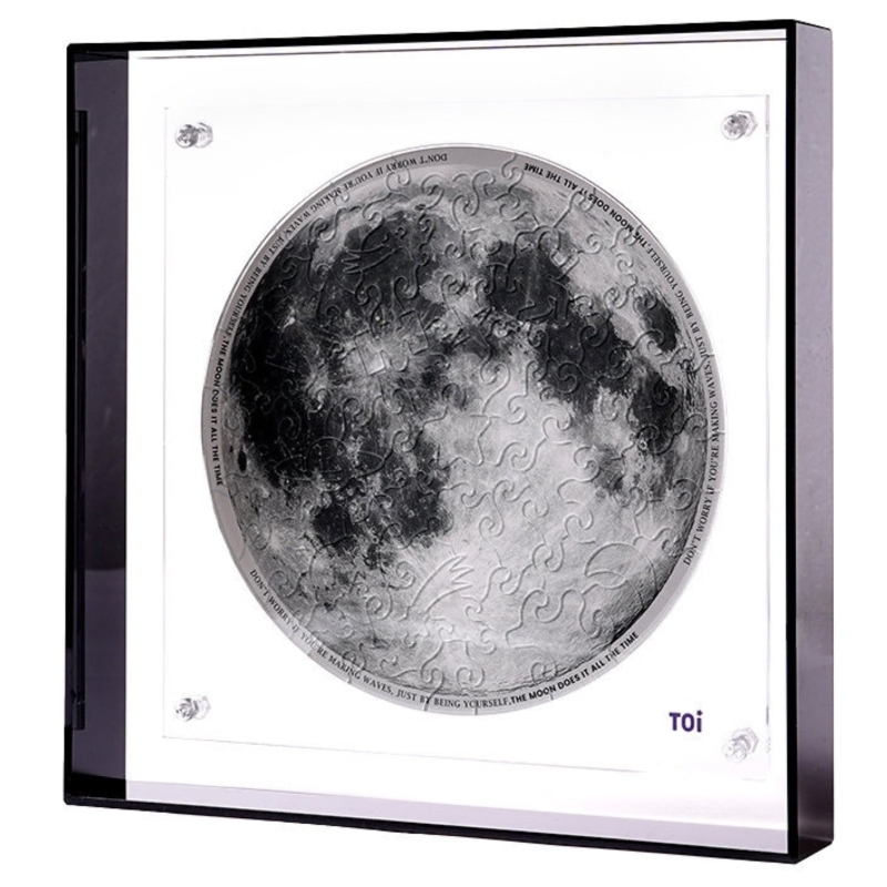 Puzzle akrylowe Księżyc – 71 elementów, przezroczyste - produkt wyplatamy.pl 4
