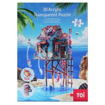 Makieta 3D akrylowa – Kocia przystań rybacka, 94 elementy - produkt 4