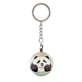 Brelok-układanka 3D Panda Przytulanka – brelok do kluczy z pandą