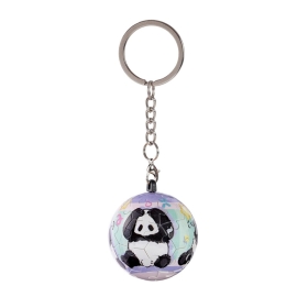 Brelok-układanka 3D Panda Łaskotki – brelok do kluczy z pandą