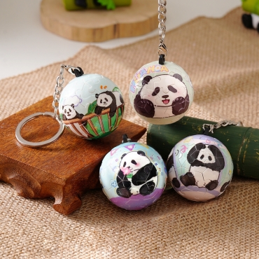 Brelok-układanka 3D Panda Łaskotki – brelok do kluczy z pandą - produkt 6