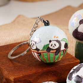 Brelok-układanka 3D Panda Wspinaczka – brelok do kluczy z pandą - produkt 2