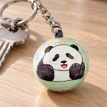 Brelok-układanka 3D Panda Przytulanka – brelok do kluczy z pandą - produkt 2