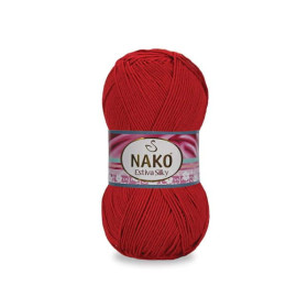 Włóczka Nako Estiva Silky 6951 czerwony