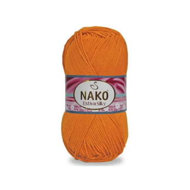 Włóczka Nako Estiva Silky 12926 pomarańczowy