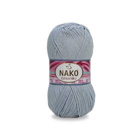 Włóczka Nako Estiva Silky 10885 jasny szary