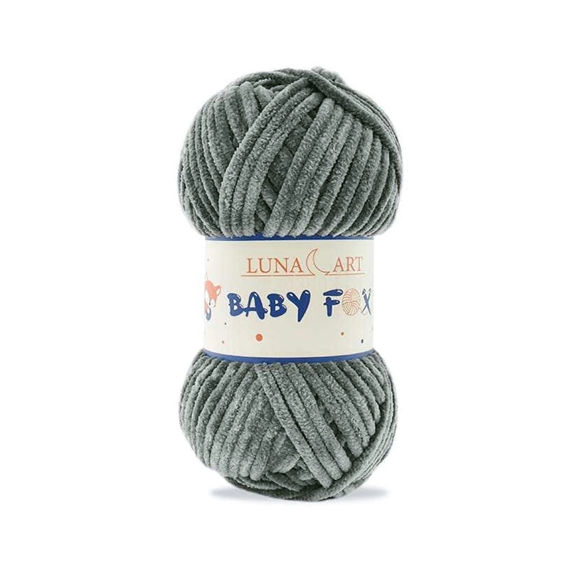 Włóczka Baby FOX Luna Art 09 ciemny szary - produkt wyplatamy.pl 1
