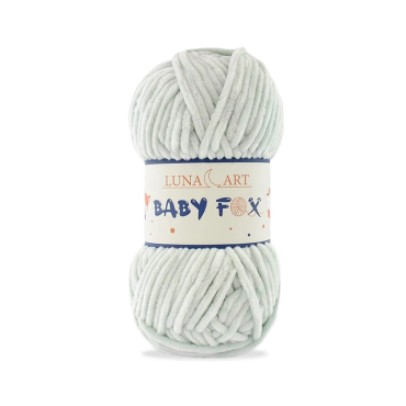 Włóczka Baby FOX Luna Art 03 szarozielony