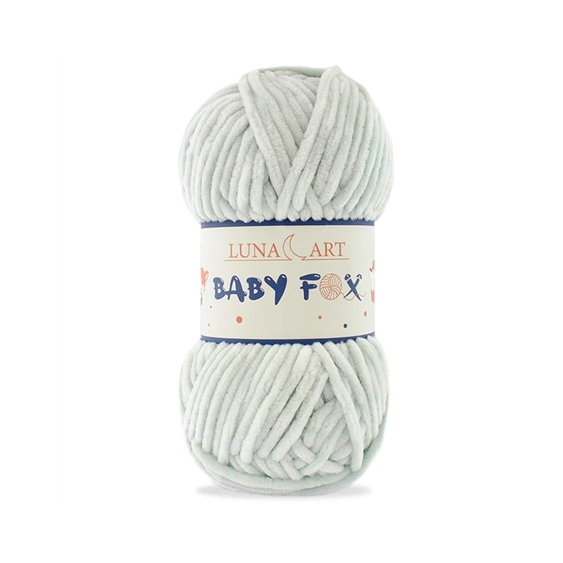 Włóczka Baby FOX Luna Art 03 szarozielony - produkt wyplatamy.pl 1