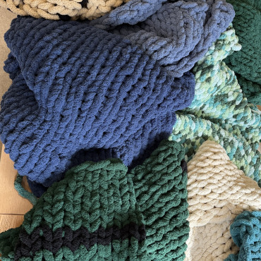 Włóczka chenille standard kolor nr 18 - 230g - produkt 2