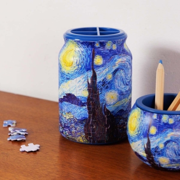 Słoik z Gwiaździstą nocą Van Gogha – The Starry Night puzzle 3D - produkt 3