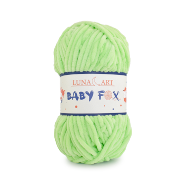 Włóczka Baby FOX Luna Art 47 zielone jabłuszko
