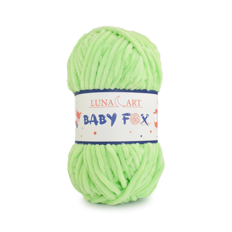 Włóczka Baby FOX Luna Art 47 zielone jabłuszko - produkt wyplatamy.pl 1