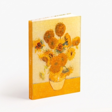 Notes A5 z okładką z puzzli – Słoneczniki Van Gogha (Sunflowers) - produkt 3
