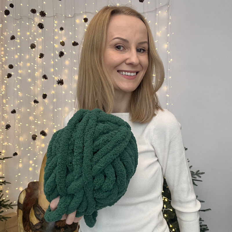 Włóczka chenille standard kolor nr 20 - 230g - produkt wyplatamy.pl 2