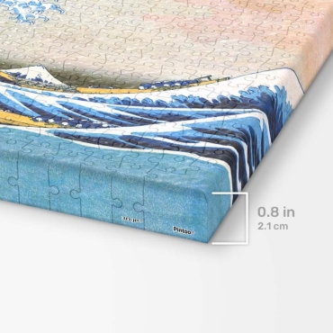 Obraz z puzzli – Wielka fala w Kanagawie (Hokusai) - produkt 3